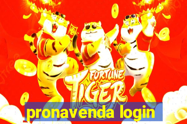 pronavenda login